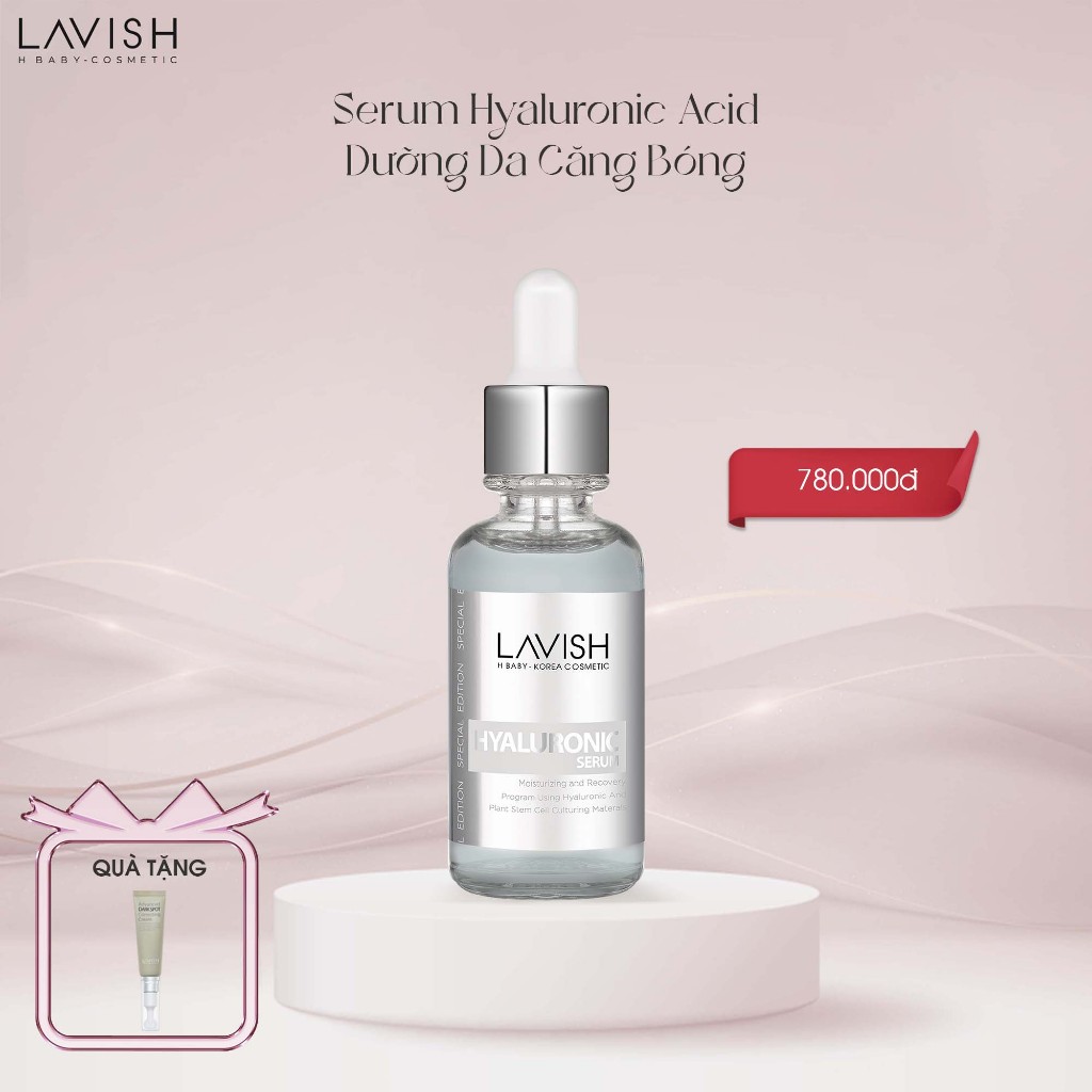 Ảnh Serum Hyaluronic Acid Dưỡng da căng bóng bản Đặc Biệt LAVISH H BABY 30ml 1