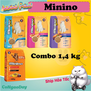 Minino / Minino Yum [ Combo tiết kiệm 7kg ]  Thức ăn hạt cho Mèo__ __