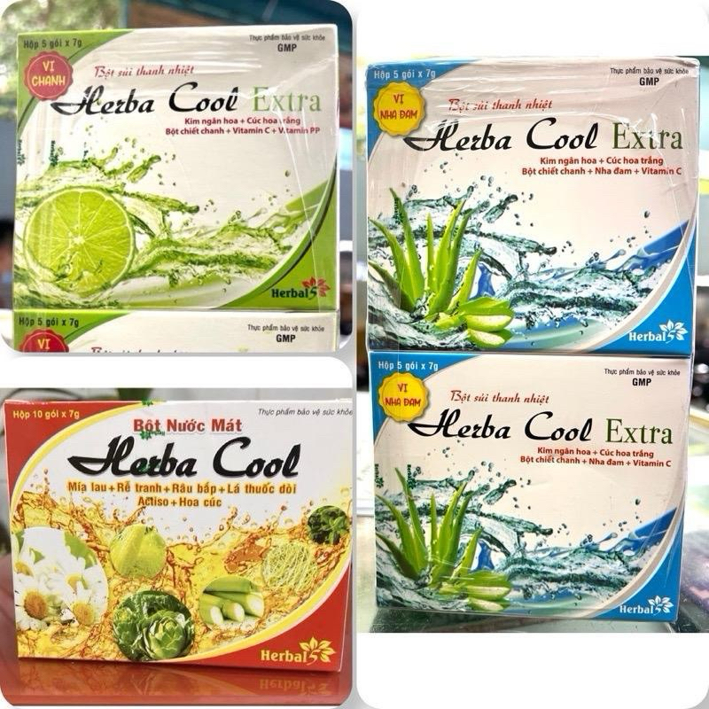 BỘT NƯỚC MÁT HERBA COOL HƯƠNG VỊ THẢO DƯỢC THIÊN NHIÊN THANH MÁT CƠ THỂ
