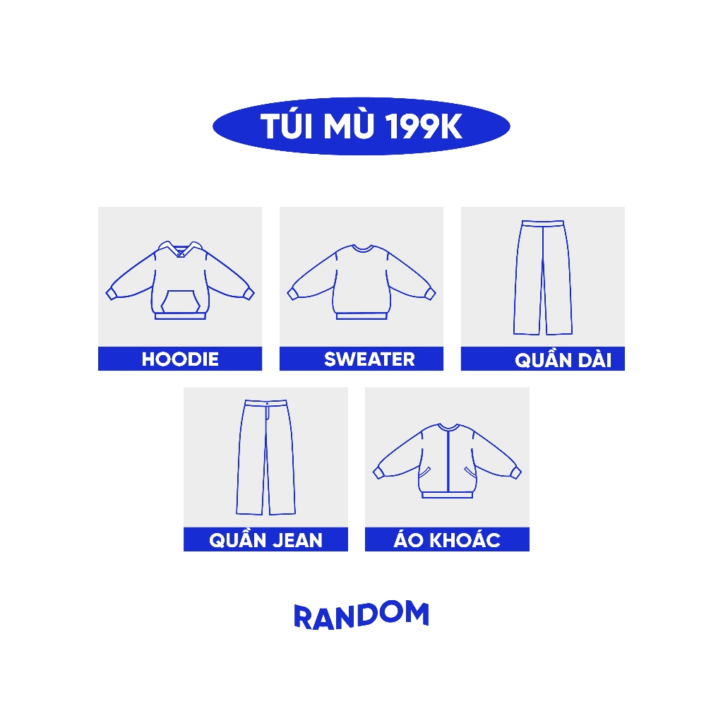 Túi mù túi bóc quà ngẫu nhiên đồng giá Local Brand Chính Hãng City Cycle