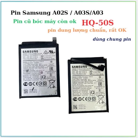 Pin Samsung A02S / A03S / A03 / HQ-50S,cũ bóc máy