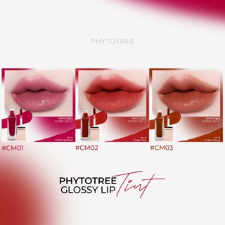 BST SON TINT BÓNG  "PHYTOTREE GLOSSY LIP TINT" màu 01 - 02 - 03