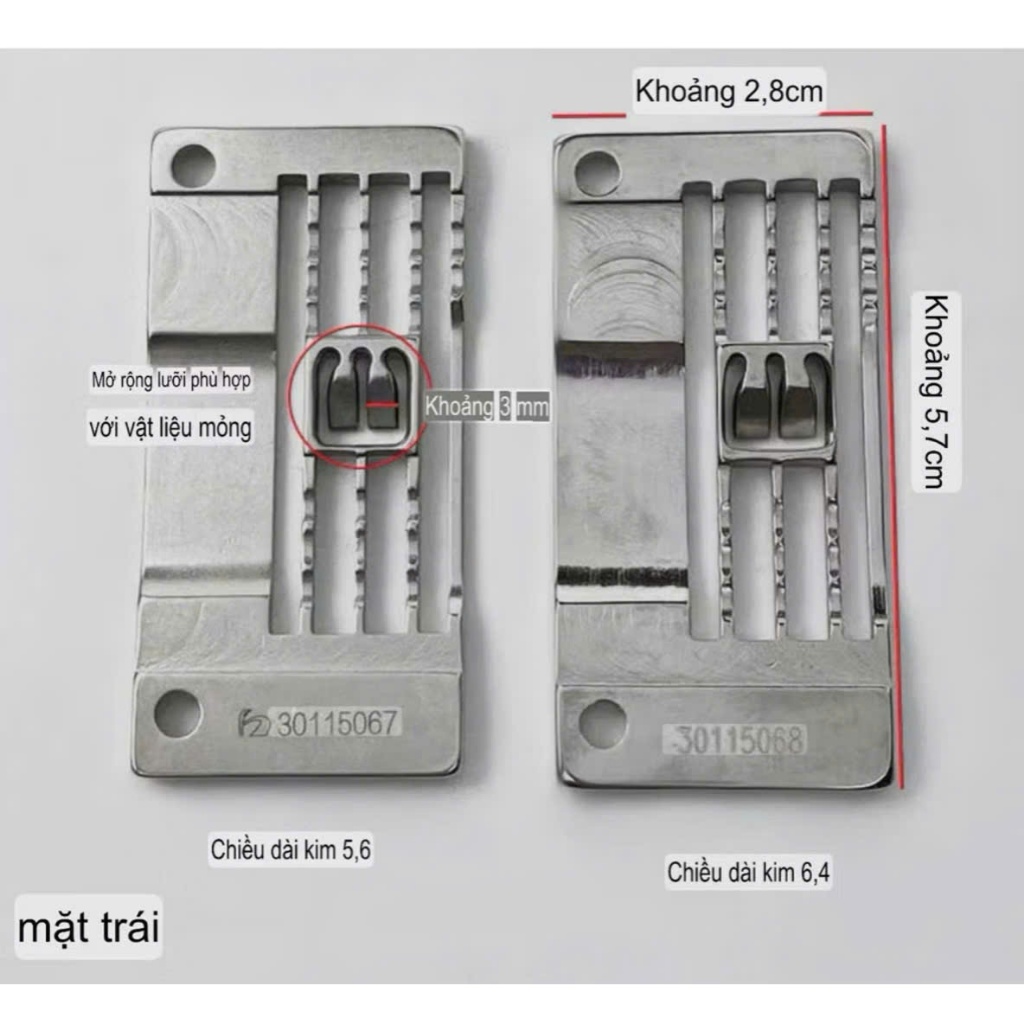 Mặt Nguyệt Viền Chống Mo – Dùng Cho Máy Trần Đè Pegasus W500/W600, Jack, Protex, Kingtex