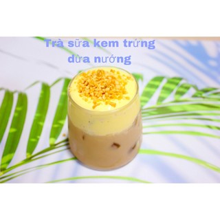 BỘT KEM TRỨNG BKB túi 500gr làm kem trứng thơm ngon, màu vàng đẹp, pha chế đơn giản