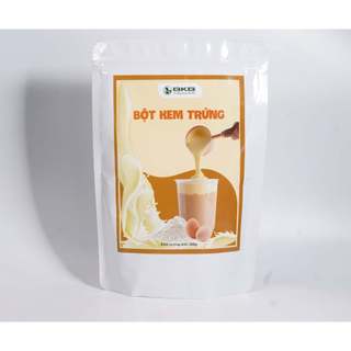 BỘT KEM TRỨNG BKB túi 500gr làm kem trứng thơm ngon, màu vàng đẹp, pha chế đơn giản