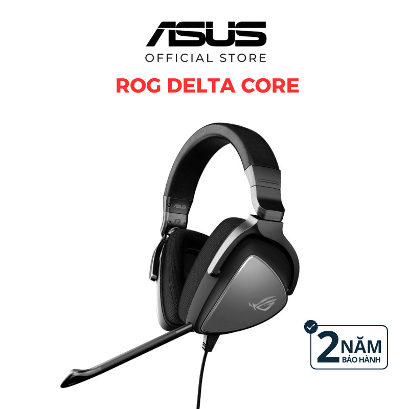 Ảnh Tai nghe ASUS ROG DELTA CORE 3.5mm ĐEN-XÁM 90YH00Z1-B1UA00 BẢO HÀNH CHÍNH HÃNG 1