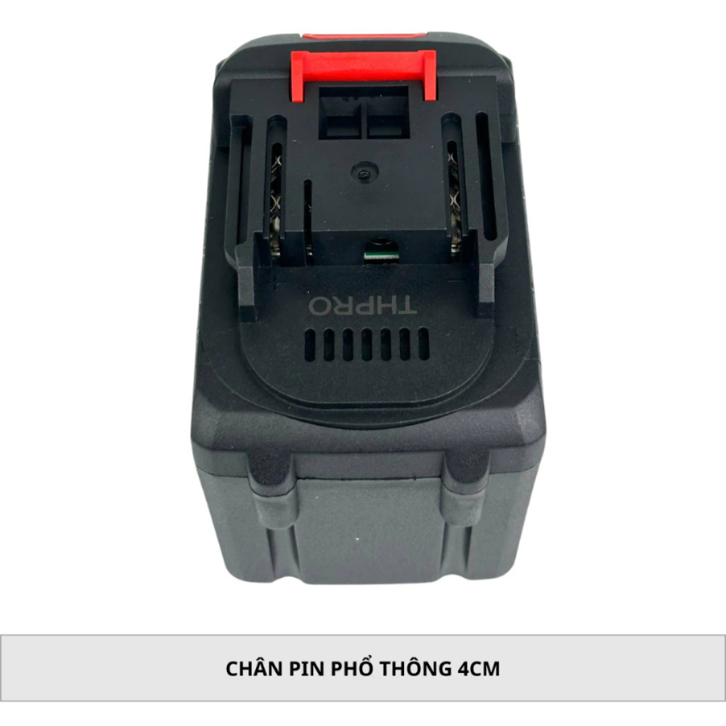 Pin 20 Cell THPRO Dòng Xả Cao Chân Pin Phổ Thông 4cm Có Đèn Led Báo Pin Bảo Hành Chính Hãng 6 Tháng