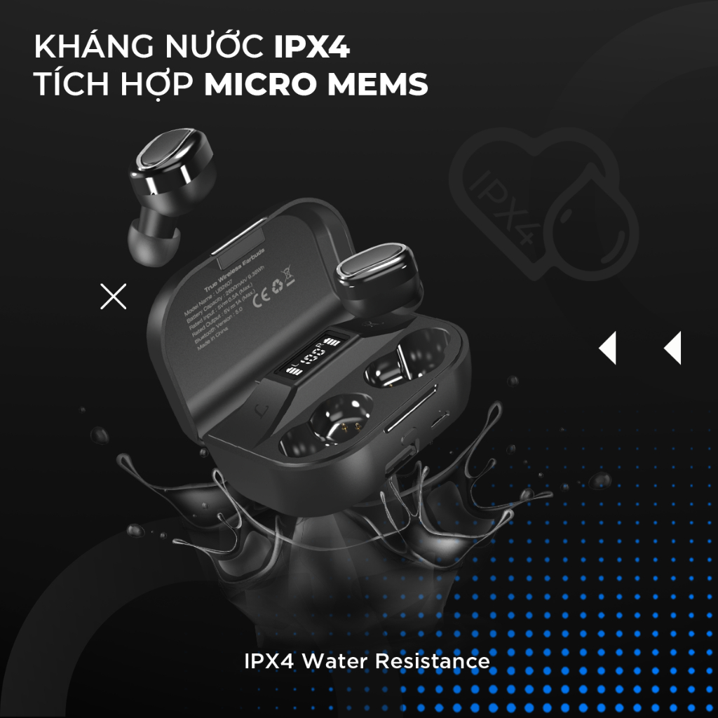 Ảnh Tai nghe True Wireless Stereo Energizer UB2607 - thiết kế nhỏ gọn, âm thanh chuẩn HD 1