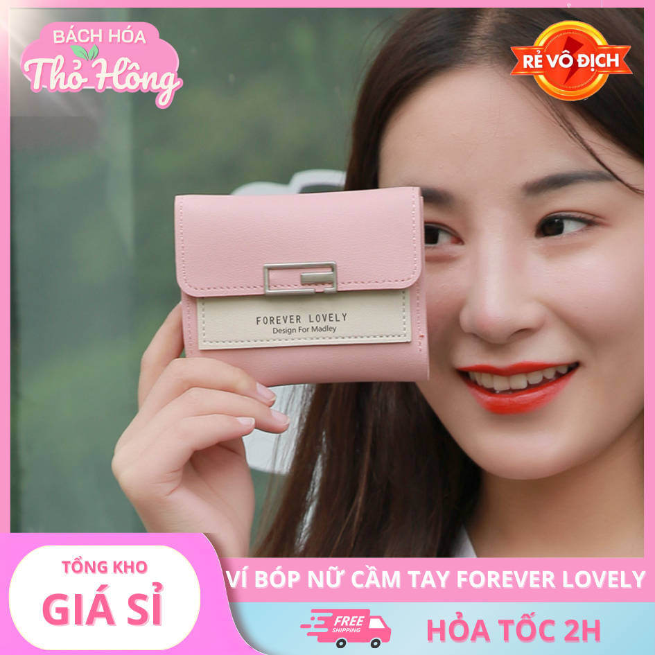 Ví bóp nữ cầm tay Forever Lovely khóa kim loại TX134