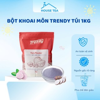 BỘT KHOAI MÔN TRENDY túi 1kg pha trà sữa thơm ngon, đậm đà, màu đẹp