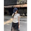 Áo Thun Baby Tee Tay Sọc Kẻ Nơ Dễ Thương . Áo Baby Tee Chất Cotton Co Giãn