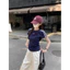 Áo Thun Baby Tee Tay Sọc Kẻ Nơ Dễ Thương . Áo Baby Tee Chất Cotton Co Giãn