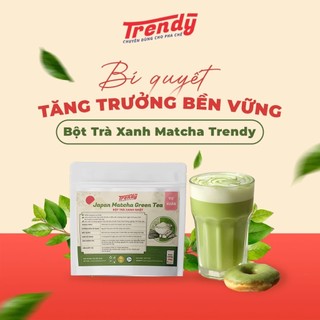 BỘT MATCHA TRENDY nguyên chất 100gr vụ xuân, vụ thu- chuyên dùng trong pha chế