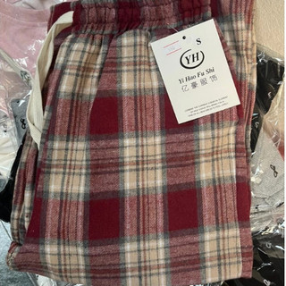QUẦN DÀI NỮ ỐNG RỘNG DÁNG SUÔNG HOẠ TIẾT KẺ Ô TO ELEGANTE , CHẤT THÔ DÀY thoáng mát ( dưới 80kg)