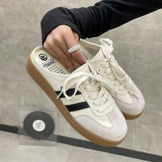Giày sục nữ 2 vạch kẻ đế cao 3cm siêu bền tiện lợi mã 99