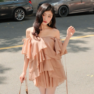 𝑵𝑰𝑵𝒀𝑺𝑴𝑼𝑺𝑬 - Set Áo Trễ Vai Viviena Set Cột Dây Cách Điệu Ở Vai Kèm Quần Bảo Hộ