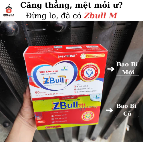Viên Tăng Lực Nhân Sâm Tỏi Đen Zbull New Brand M (60 viên) - Giảm Căng Thẳng, Mệt Mỏi, Giúp Cơ Thể Khỏe Mạnh.