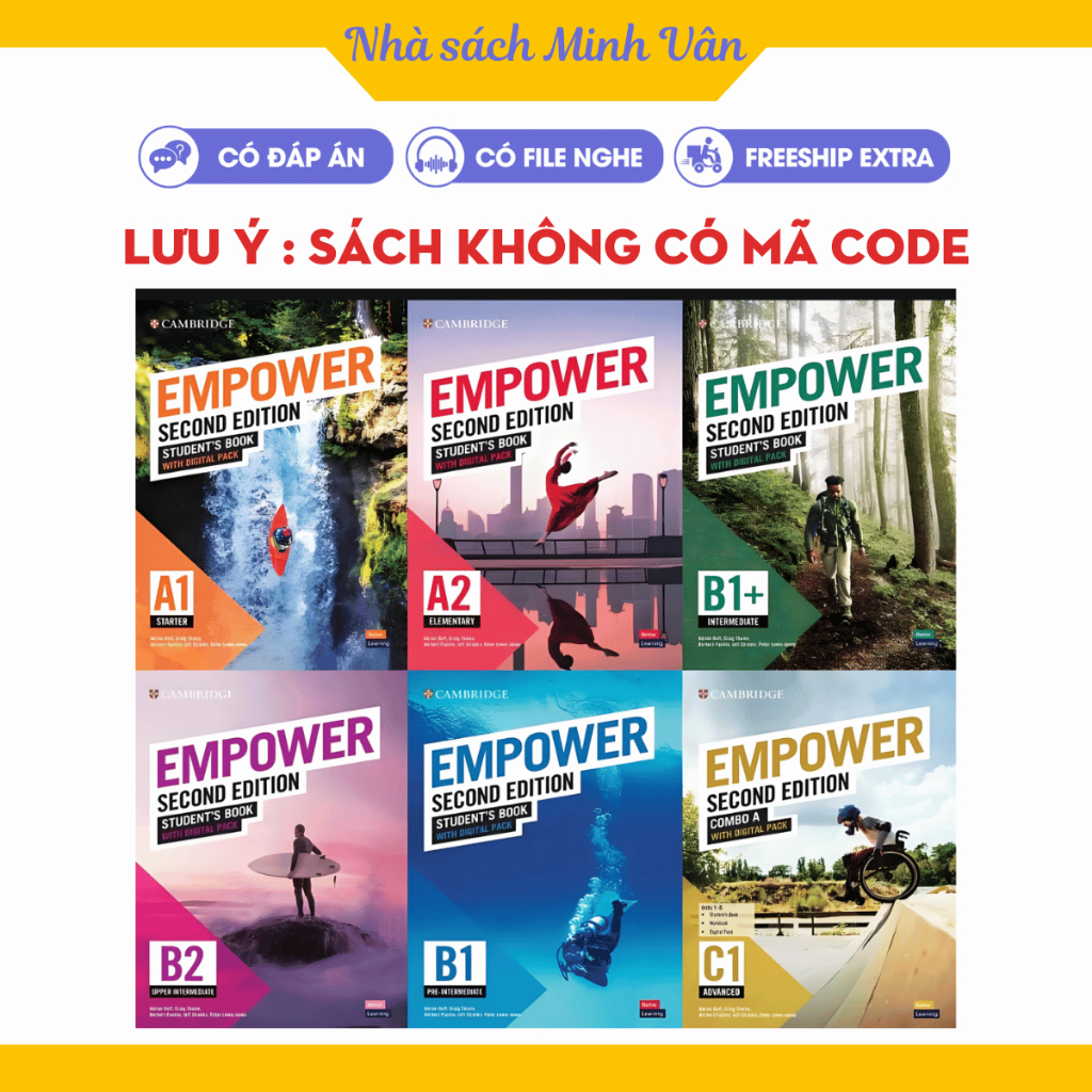 Sách - Empower 2nd A1-A2-B1-B1plus -B2 không có mã code - bộ 2 quyển ...