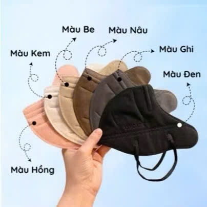Khẩu trang 9A UNICARE [ SET 100 Cái] 5 lớp dày chống nắng, tia uv kích thước lớn siêu bảo vệ UniMask