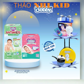 [Hỏa tốc - Ủy quyền từ hãng] Tã Quần Mở Một Bên Bobby Siêu Thấm, Khô Thoáng Cho Bé Sơ Sinh Size NB70+6 /S80 Miếng