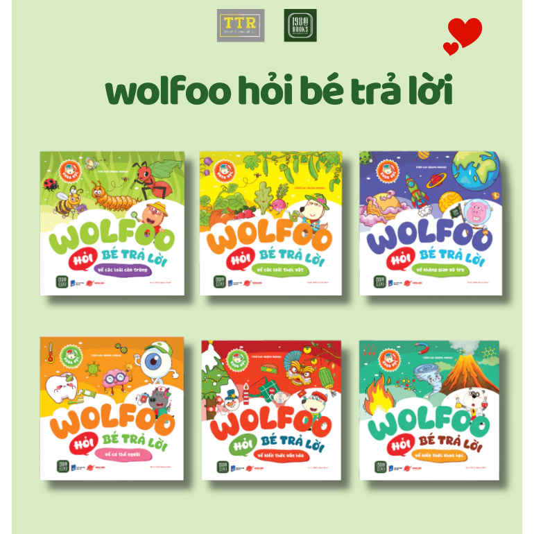 Sách - Combo 6 Cuốn Woolfoo Hỏi Bé Trả Lời | Shopee Việt Nam