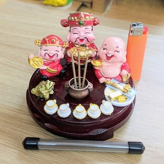 Bàn Thờ Tròn  Mini Thần Tài Thổ Địa mini