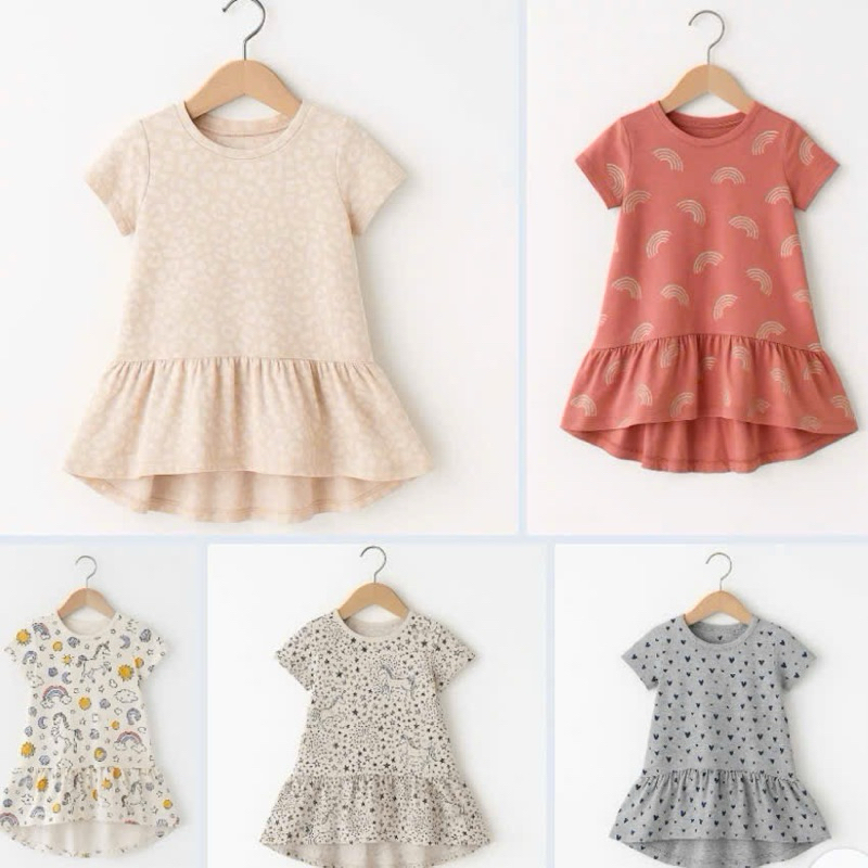 Váy Bé Gái Jumpsuit Cotton Xuất Dư Nhiều Mẫu Xinh Yêu Cho Bé 10-40kg C1880 F0084 A852