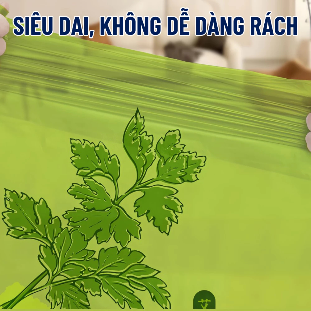 SET 50 túi đựng rác hương ngải cứu  siêu dai, có dây rút tiện lợi, xua đuổi ruồi muỗi, côn trùng