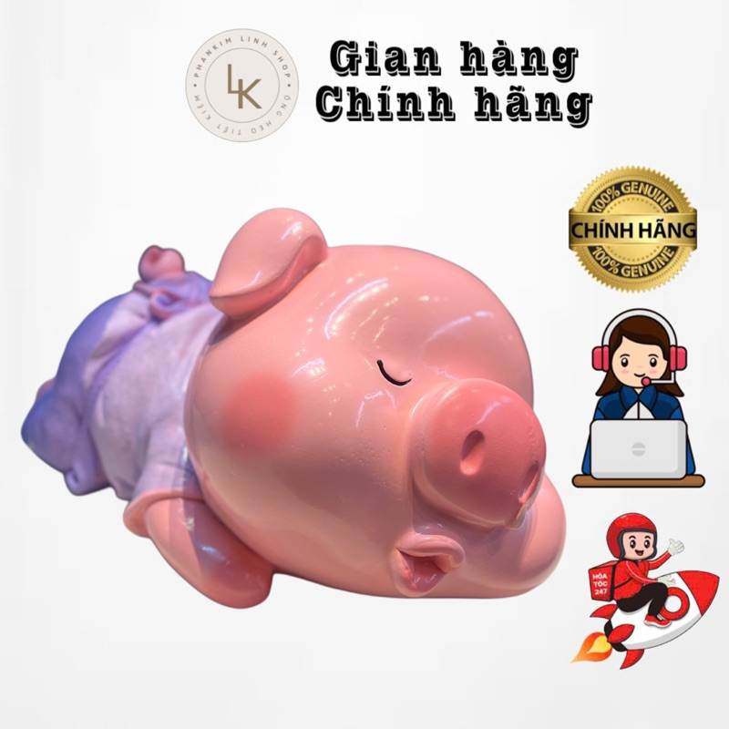 Heo đất màu tím size lớn 25x35cm