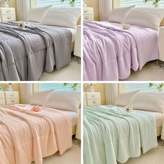 Chăn thun lạnh mùa hè M2T BEDDING - Chăn hè mát lạnh, thoáng khí cân bằng nhiệt độ kích thước 2mx2m3