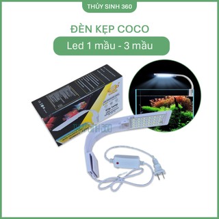 Đèn Led Kẹp COCO Siêu Mỏng - Cho Hồ Cá Cảnh, Thủy Sinh - Led Tiết  Kiệm Điện