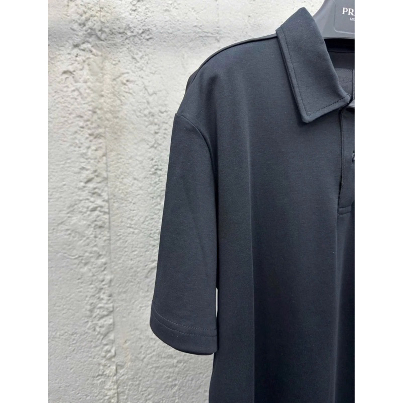 ⚡️[Hight Quality] Áo Cộc Tay Cổ Bẻ Polo Pra4 Stretch Re Nylon - Điểm Nhấn Logo Phối Túi Cao Cấp Street Wear Nam Nữ