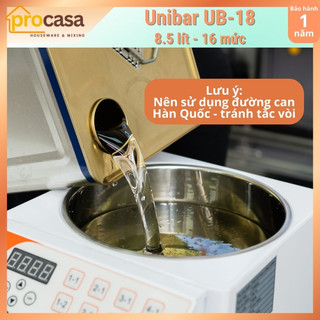 Máy đo - định lượng đường Unibar UB-18 - 8 lít - 16 mức định lượng