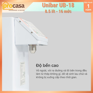 Máy đo - định lượng đường Unibar UB-18 - 8 lít - 16 mức định lượng