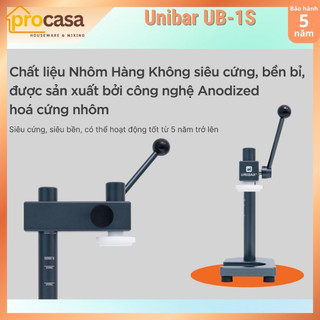 Máy dập - đóng nắp lon chuyên dụng Unibar UB-1S - sử dụng cho lon nắp nhôm xé