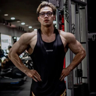 Áo Ba Lỗ Tanktop màu đen Gym Thể Thao Thoáng Mát In logo Degrey - Local Brand Degrey sport wear