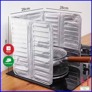 Tấm chắn dầu mỡ cách nhiệt chống bắn size 32.5 x 84cm,tấm chắn gió bếp tiện lợi an toàn { H }