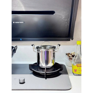 Nồi canh thành cao 14cm [836] inox 3 lớp đúc liền nguyên khối, nấu canh, chiên ngập dầu, kho thịt cá RK836