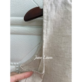 [JUNE LINEN] A27- Áo sát nách cổ tròn croptop Linen tưng premium. Ảnh chính chủ.