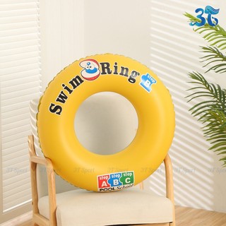Phao bơi tròn ABC nhựa PVC an toàn có tay cầm tiện lợi cho trẻ em người lớn đi biển hồ bơi