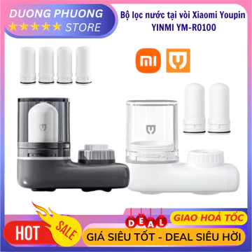 Bộ Lọc Nước Tại Vòi Xiaomi Youpin YINMI YM-R0100,Khử Clo,Chống Bùn,Tảo-Cát Bụi Mịn,Lõi Lọc Gốm 5 Lớp Lọc Sạch và An Toàn