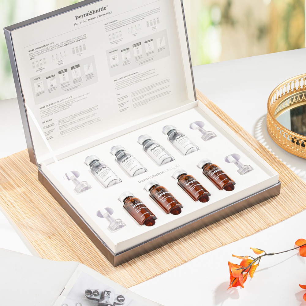 Bộ sản phẩm tinh chất Collagen tươi, siêu căng bóng - Jeu'Demeure DermiShuttle Lifting Kit