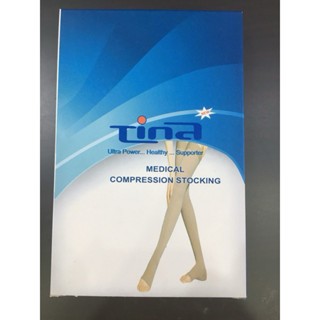 Vớ chống suy giãn tĩnh mạch , Vớ giãn tĩnh mạch Đùi xuống bàn chân Tina. Hộp 2 chiếc.