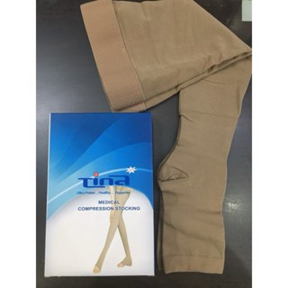 Vớ chống suy giãn tĩnh mạch , Vớ giãn tĩnh mạch Đùi xuống bàn chân Tina. Hộp 2 chiếc.