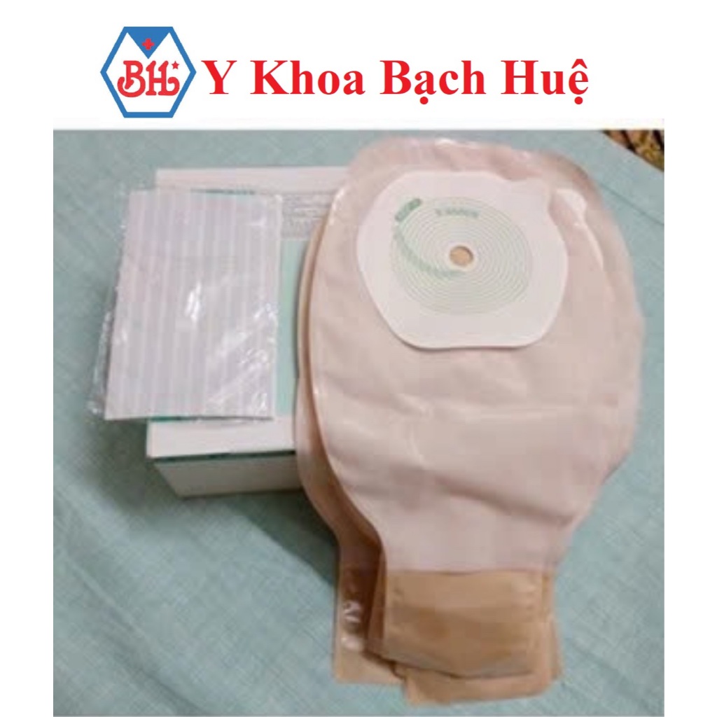 Túi đựng phân,túi hậu môn nhân tạo BRAUN. Túi hậu môn nhân tạo Proxima 1 mảnh loại xả B.Braun