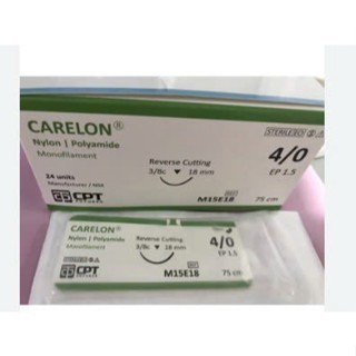 Bán lẻ Chỉ phẩu thuật CPT Nylon 4/0, chỉ nylon 4.0 Mã M15E18