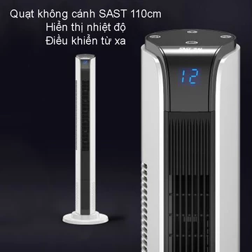 Quạt tháp không cánh 40w MÁT DỊU không gây ồn PHÙ HỢP DÙNG TRONG PHÒNG ĐIỀU HÒA, an toàn cho trẻ nhỏ, quạt cây đứng