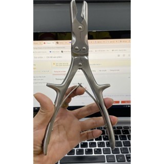 Gu gặm xương ,kềm gặm xương dài 18cm  đầu cong và thẳng.
