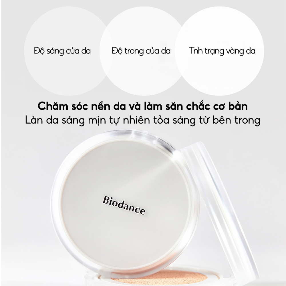 Ảnh BIODANCE Kem Nền Cấp Chống Nắng SPF30/PA++ Dưỡng Da Vitamin Trắng Sáng Radiant Pure Essence Cushion 14g 3