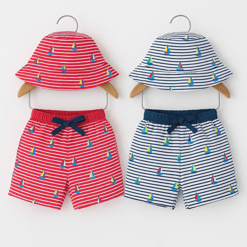 Set Bơi Trẻ Em F0819 (gồm mũ + quần bơi) Bé Trai Bé Gái 6-36 Tháng